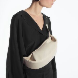 Cos leather crossbody bag